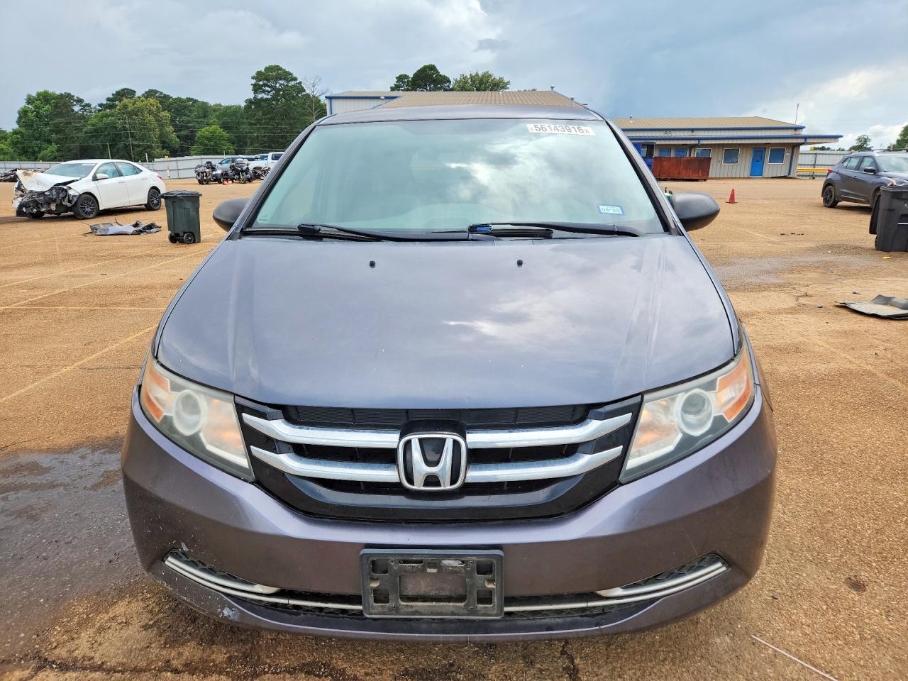 2016 Honda Odyssey Lx Gray vin: 5FNRL5H20GB068604
