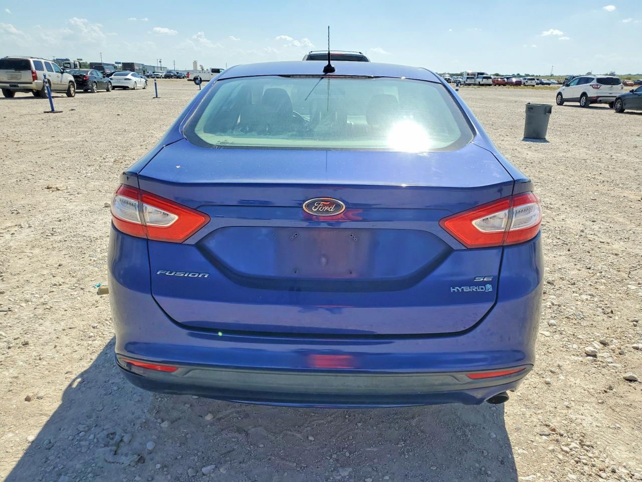 2013 Ford Fusion Se Hybrid Blue vin: 3FA6P0LU4DR234707