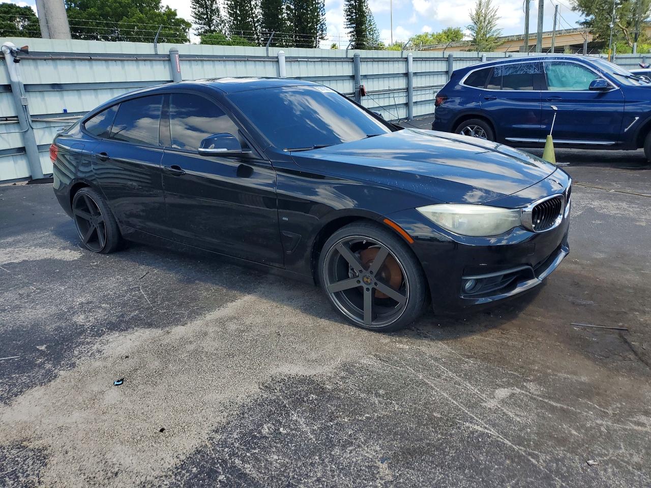 2015 Bmw 328 Xigt Black vin: WBA3X5C54FD559806