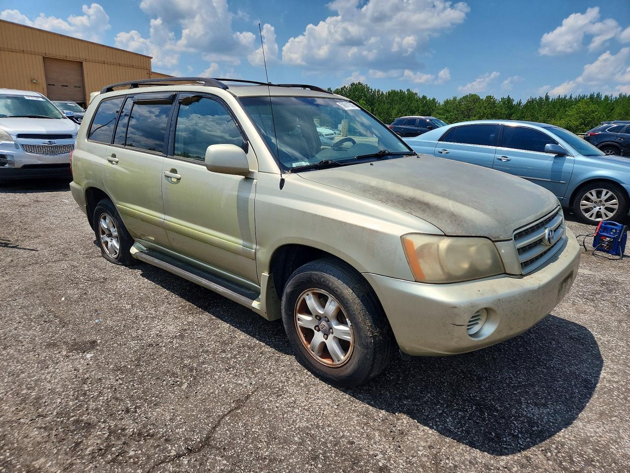 2003 Toyota Highlander Limited Beige vin: JTEHF21A030155099