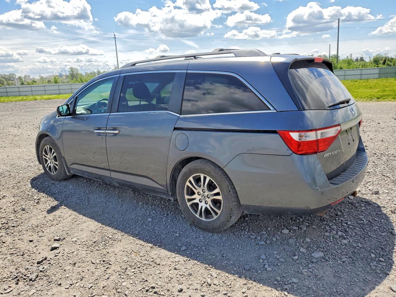 2011 Honda Odyssey Exl Gray vin: 5FNRL5H69BB510677