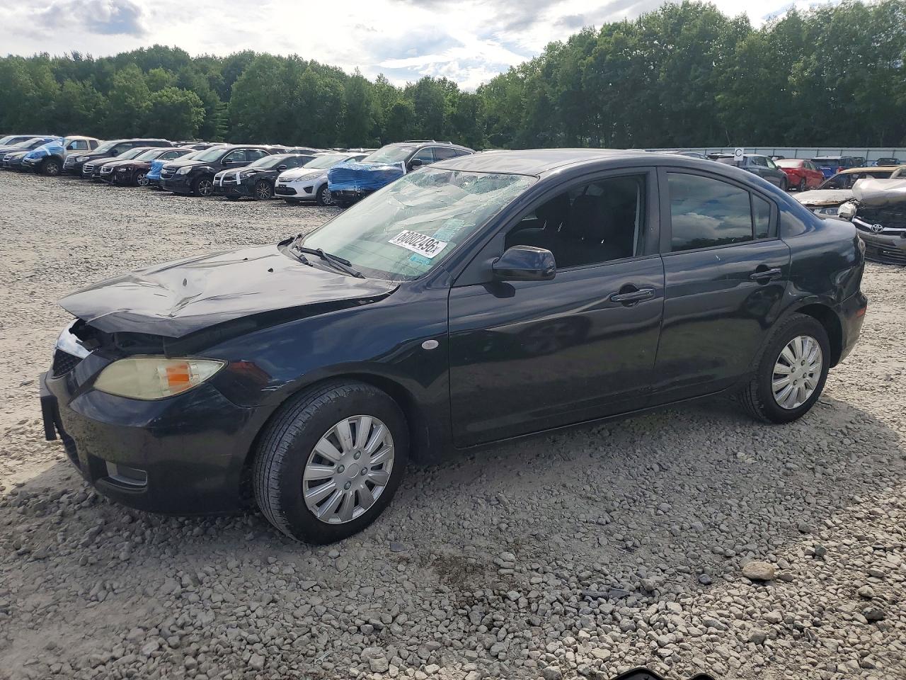2009 Mazda 3 I Black vin: JM1BK32F691248718