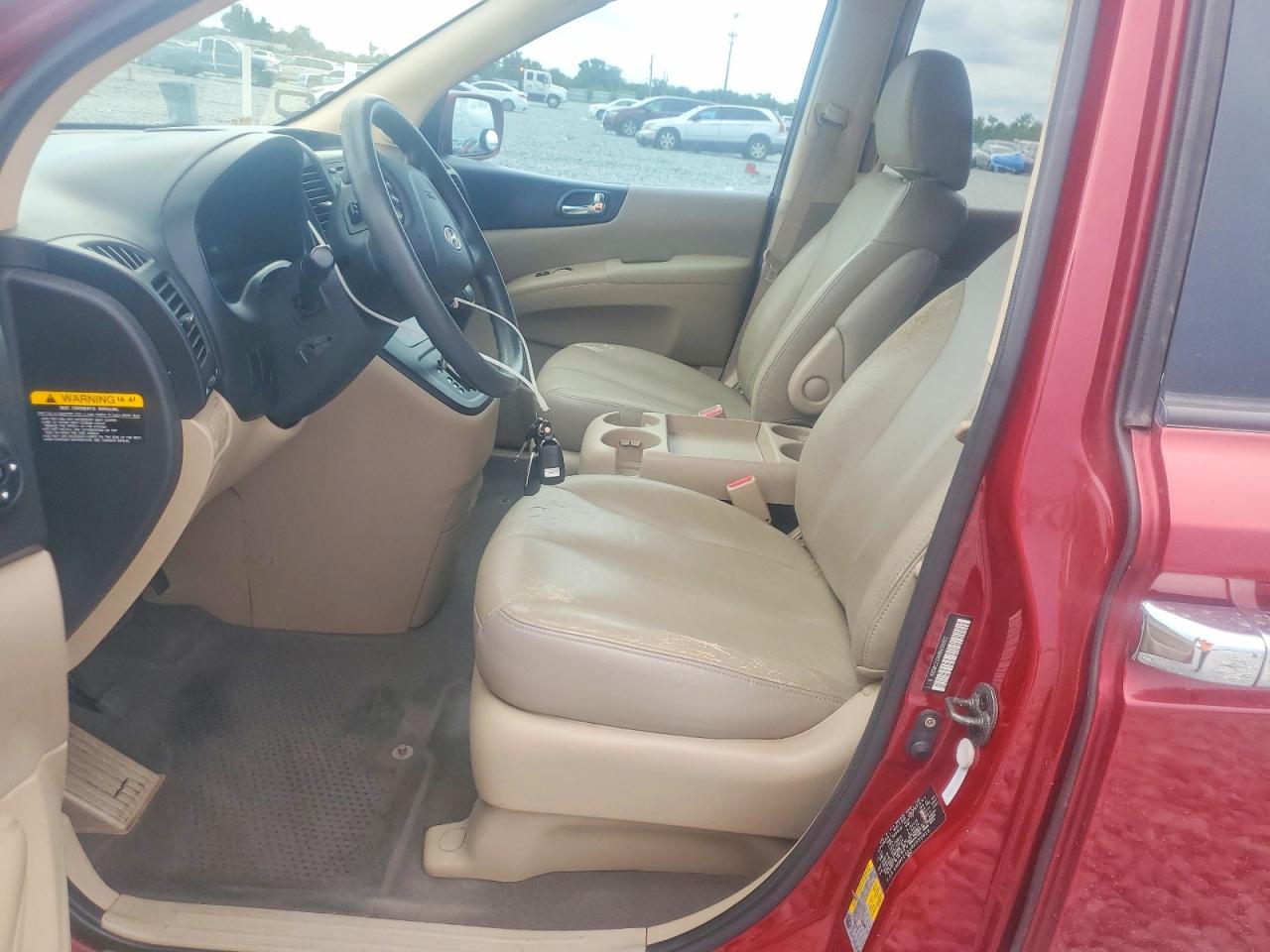 2008 Hyundai Entourage Gls Red vin: KNDMC233486050922