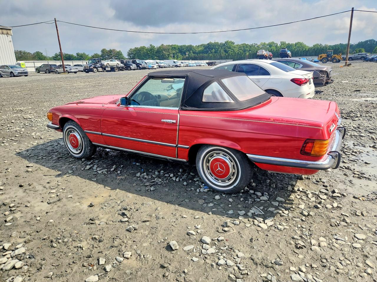 1972 Mercedes-benz 350sl Red vin: 10704412003659