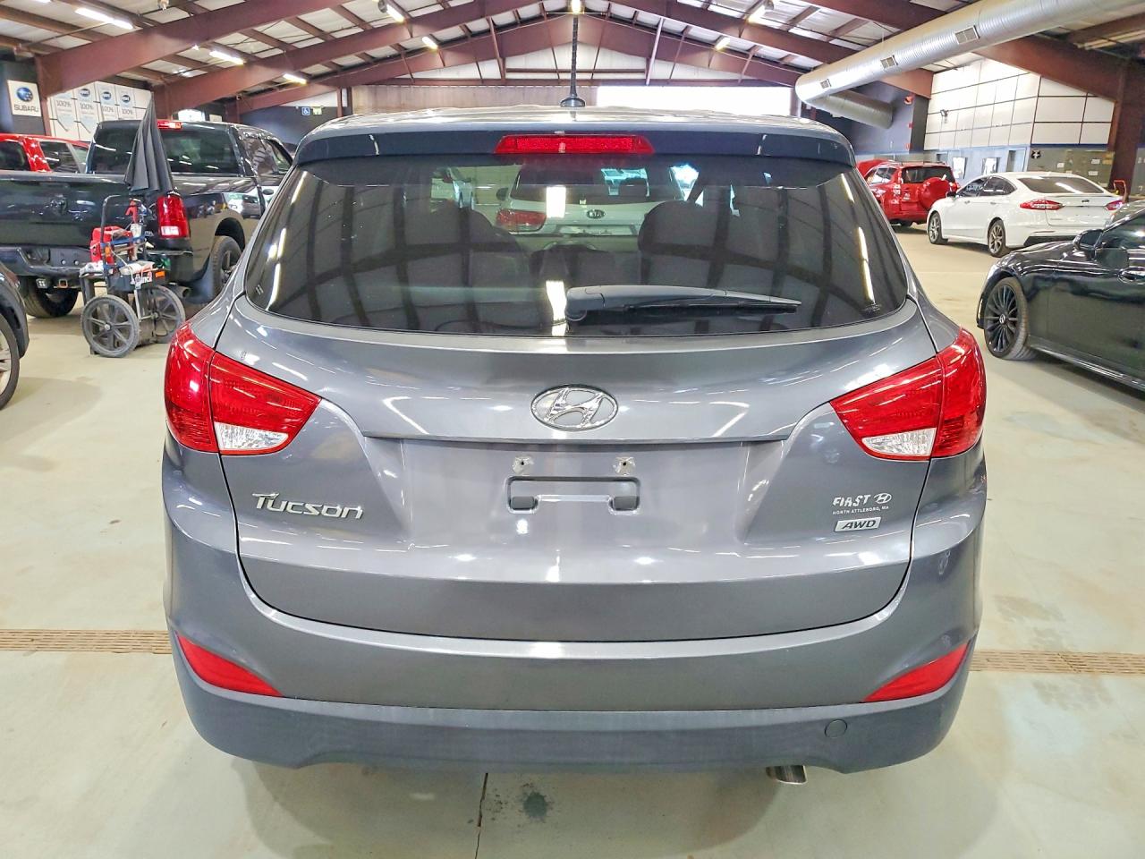 2014 Hyundai Tucson Gls Gray vin: KM8JTCAF7EU882795