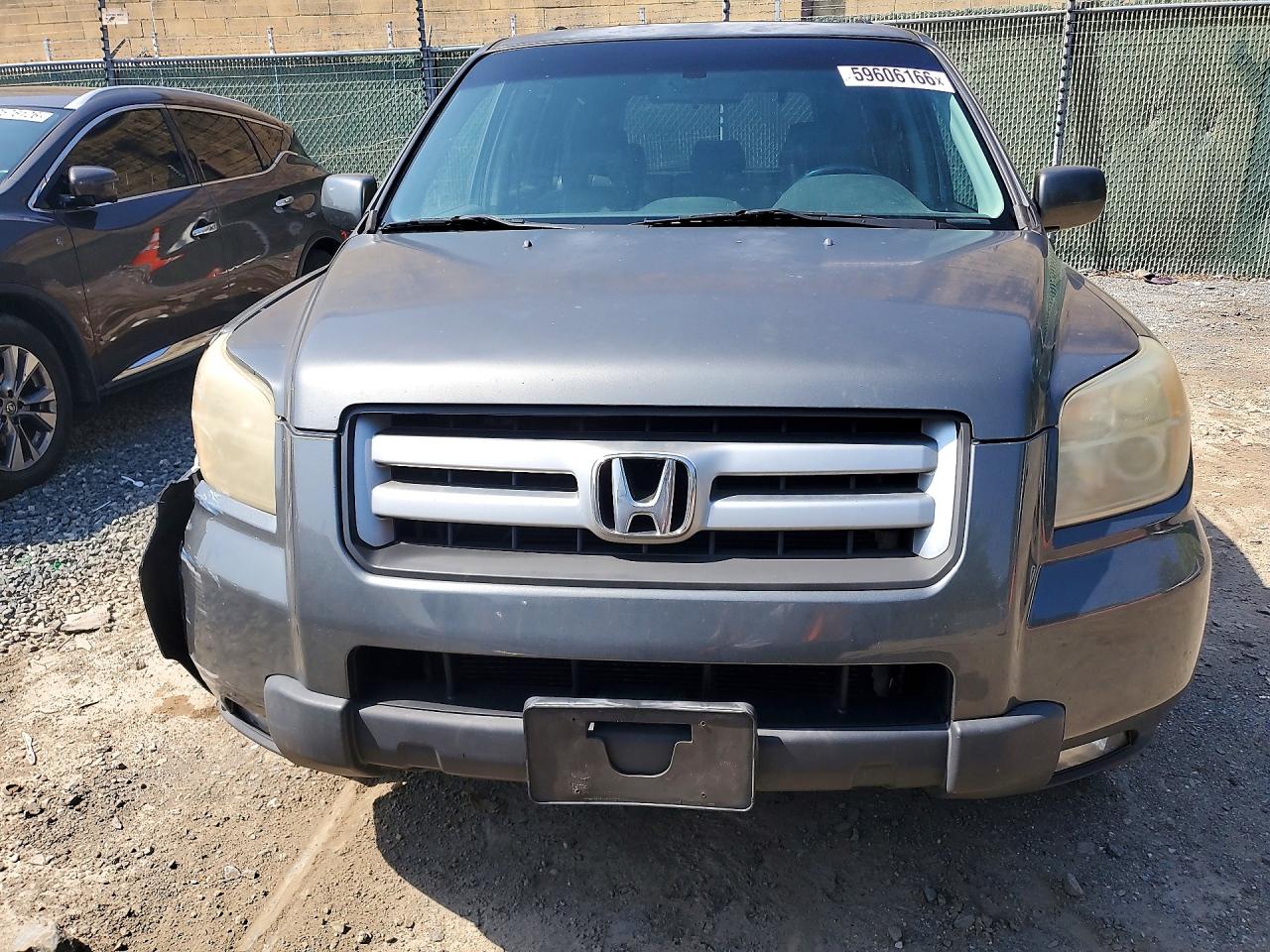 2007 Honda Pilot Exl Gray vin: 2HKYF18667H504596