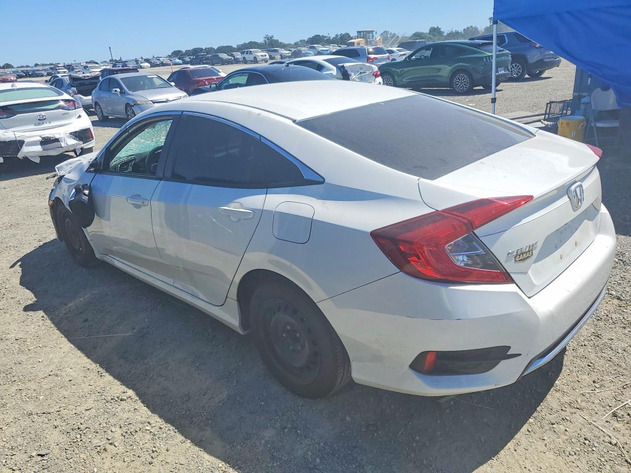 2019 Honda Civic Lx Белый vin: 19XFC2F62KE208898
