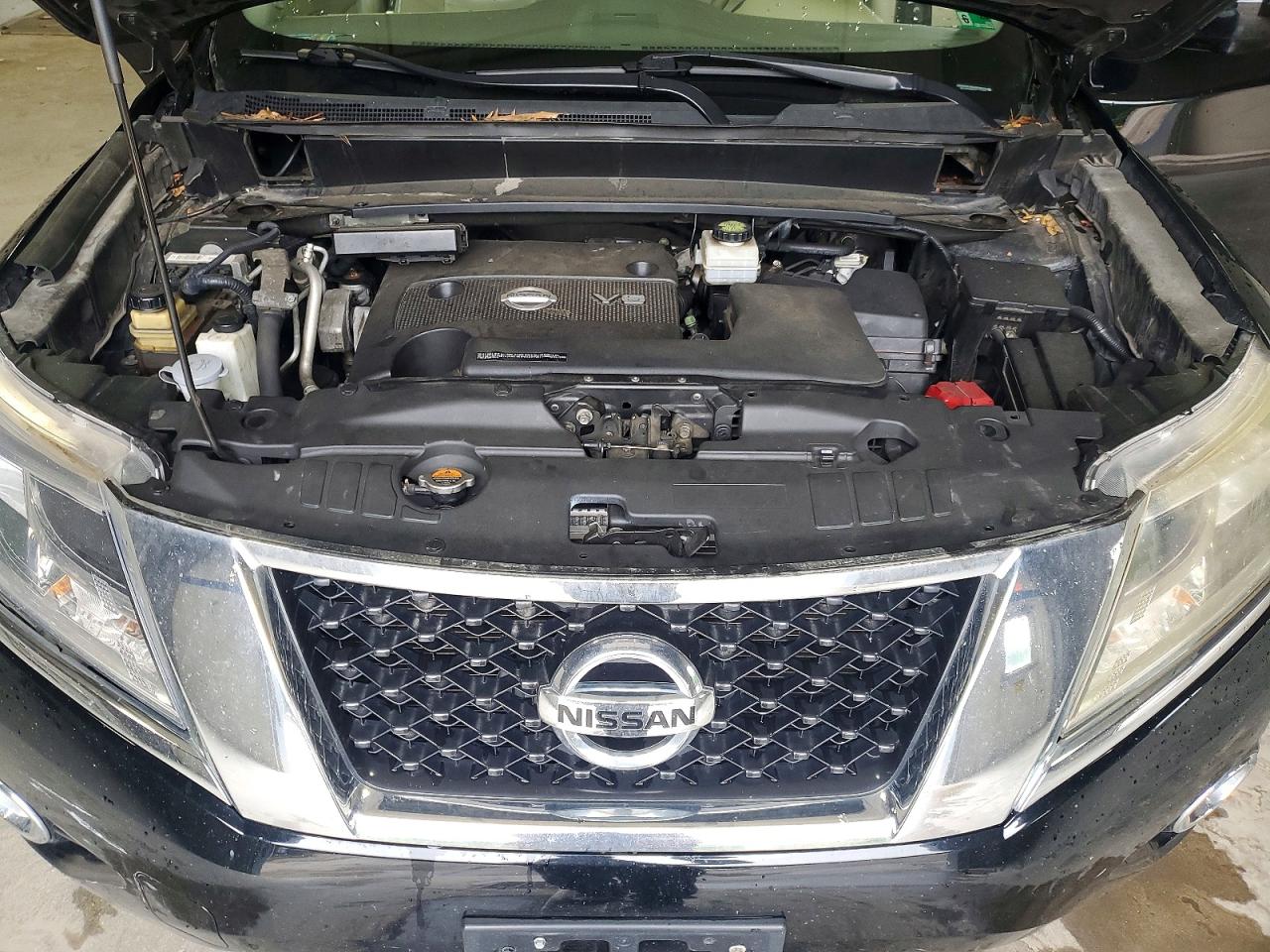 2014 Nissan Pathfinder S Black vin: 5N1AR2MM1EC717754