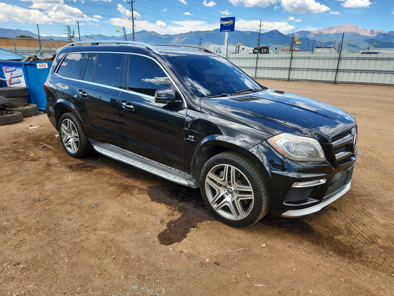 2015 Mercedes-benz Gl 63 Amg Black vin: 4JGDF7EE1FA541957