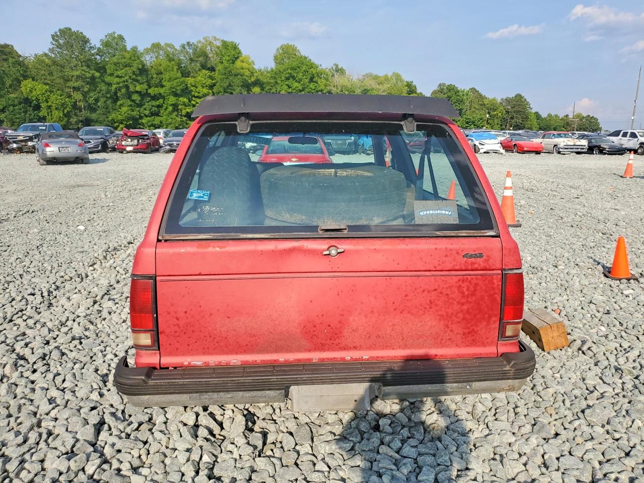 1991 Chevrolet Blazer S10 Red vin: 1GNCT18Z4M8244830