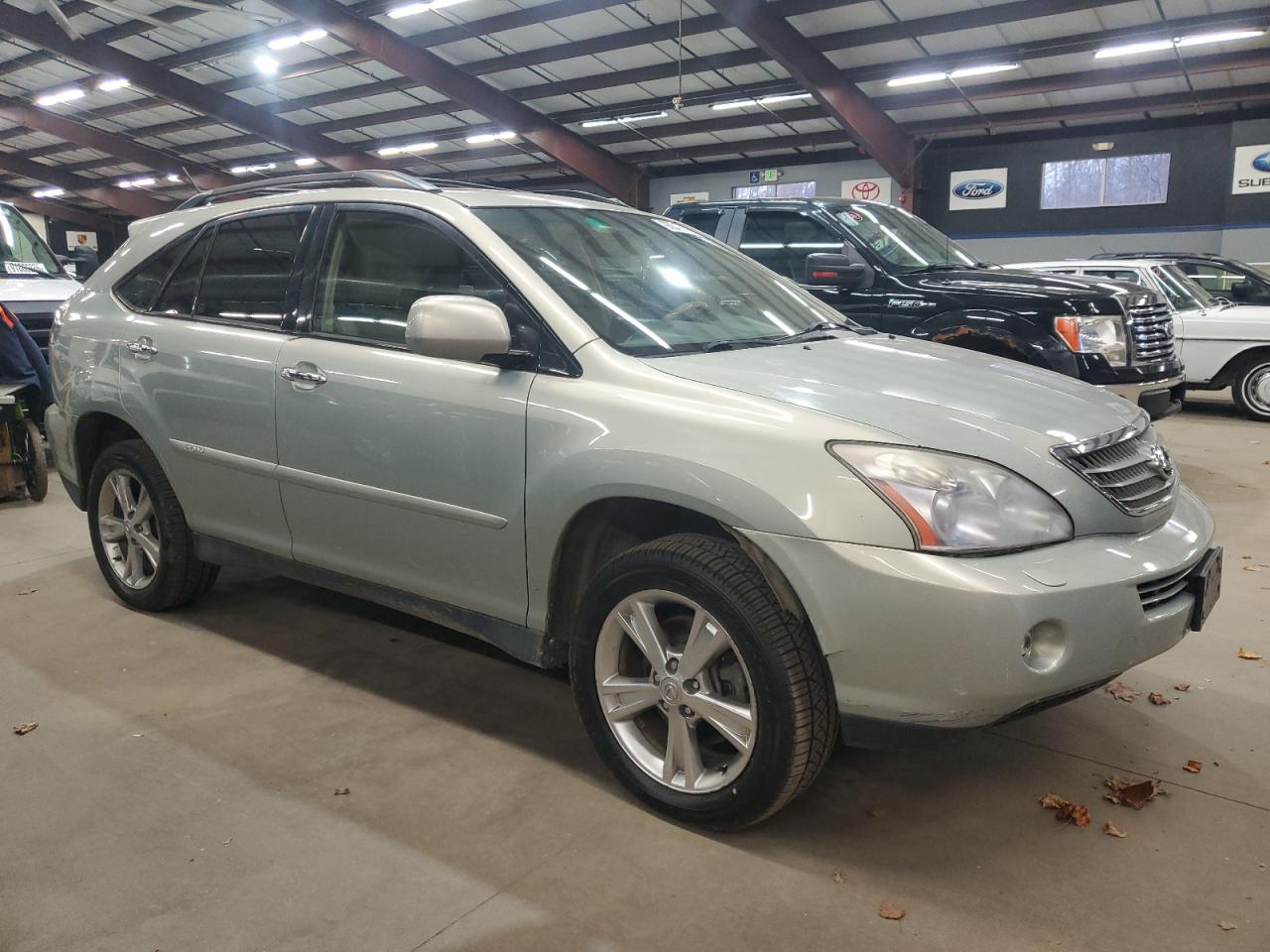 2008 Lexus Rx 400h Silver vin: JTJHW31U282043126