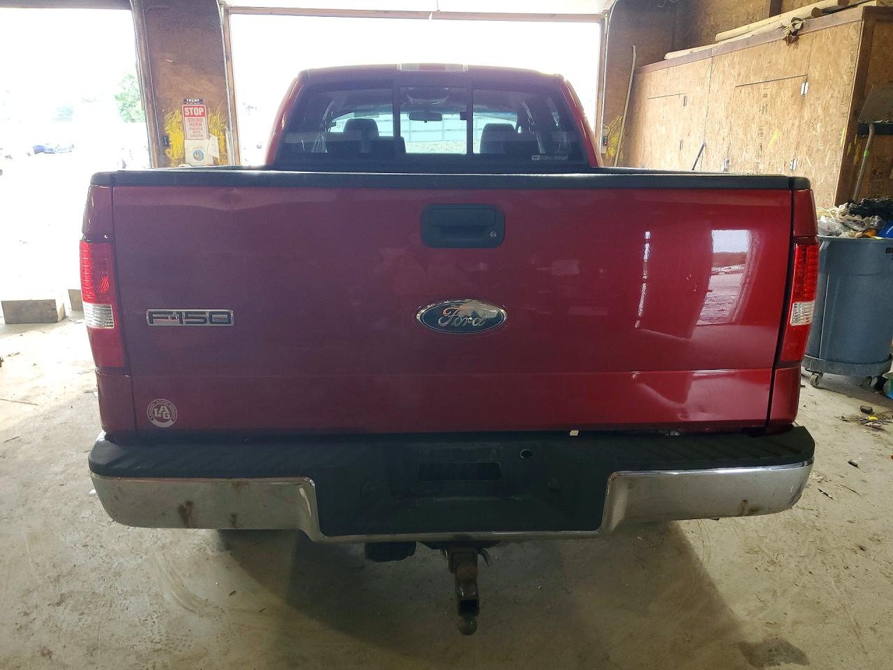 2008 Ford F150 Supercrew Red vin: 1FTPW14VX8FA53418