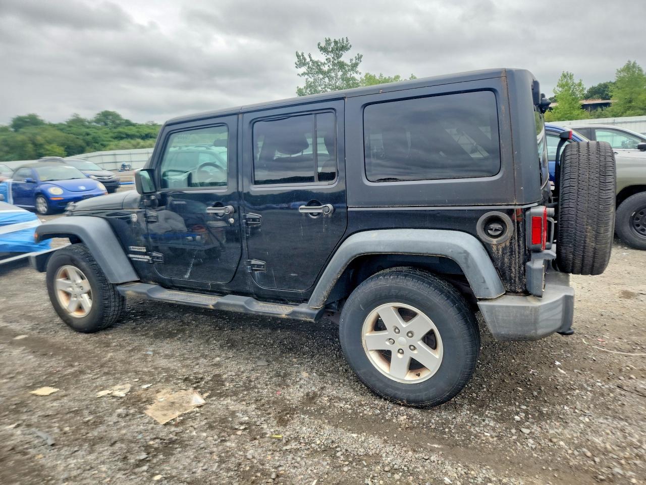2010 Jeep Wrangler Unlimited Sport Black vin: 1J4BA3H17AL176333