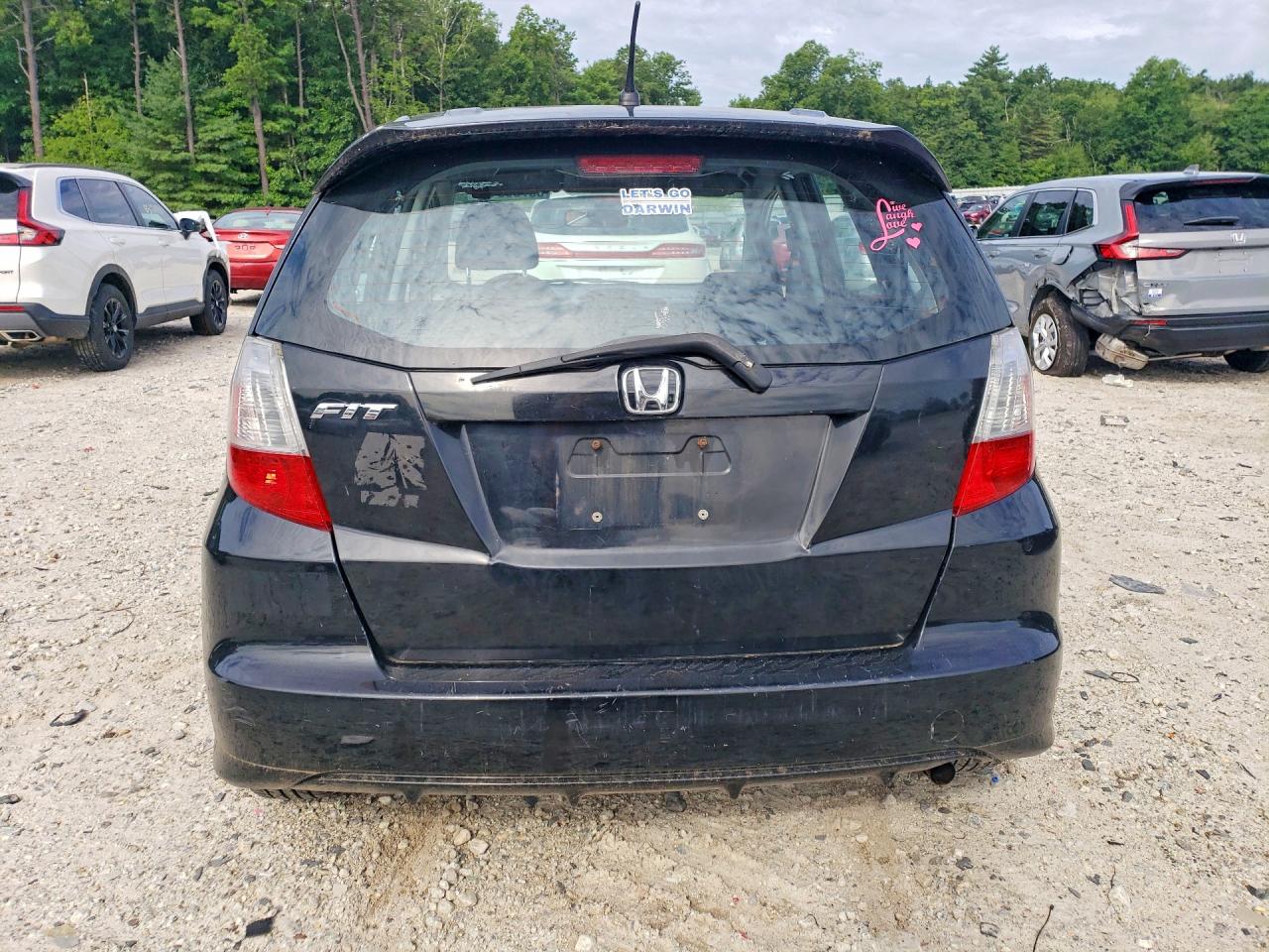 2009 Honda Fit Sport Black vin: JHMGE88439S006977