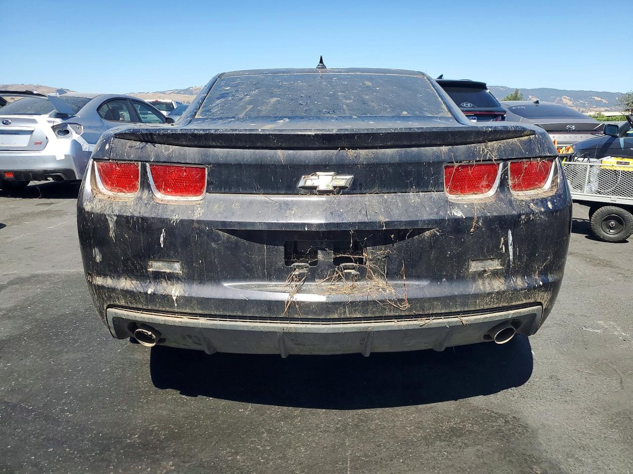 2011 Chevrolet Camaro Ls Black vin: 2G1FA1ED7B9182709