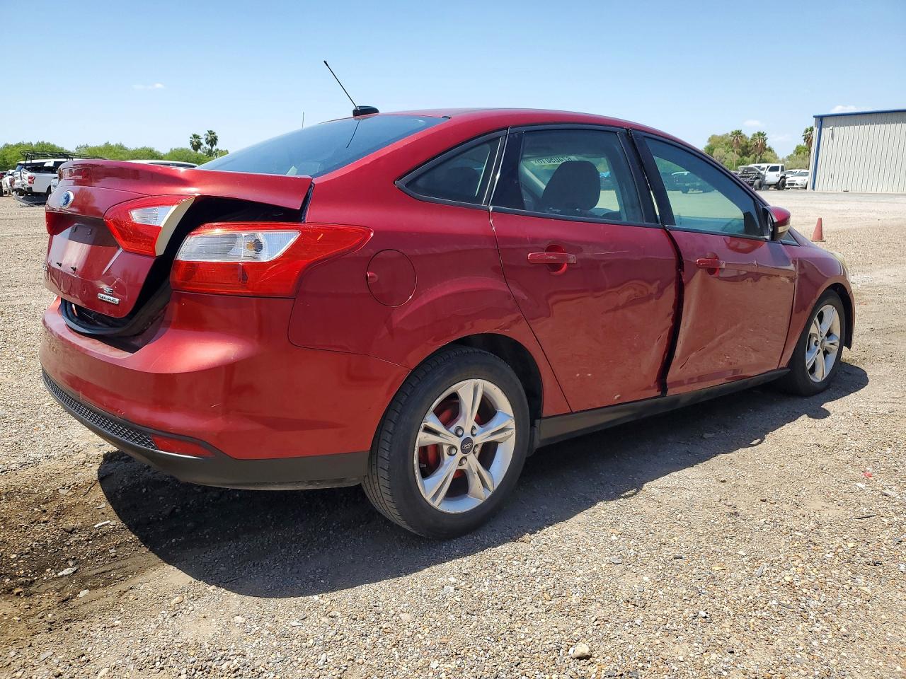 2013 Ford Focus Se Maroon vin: 1FADP3F20DL315009