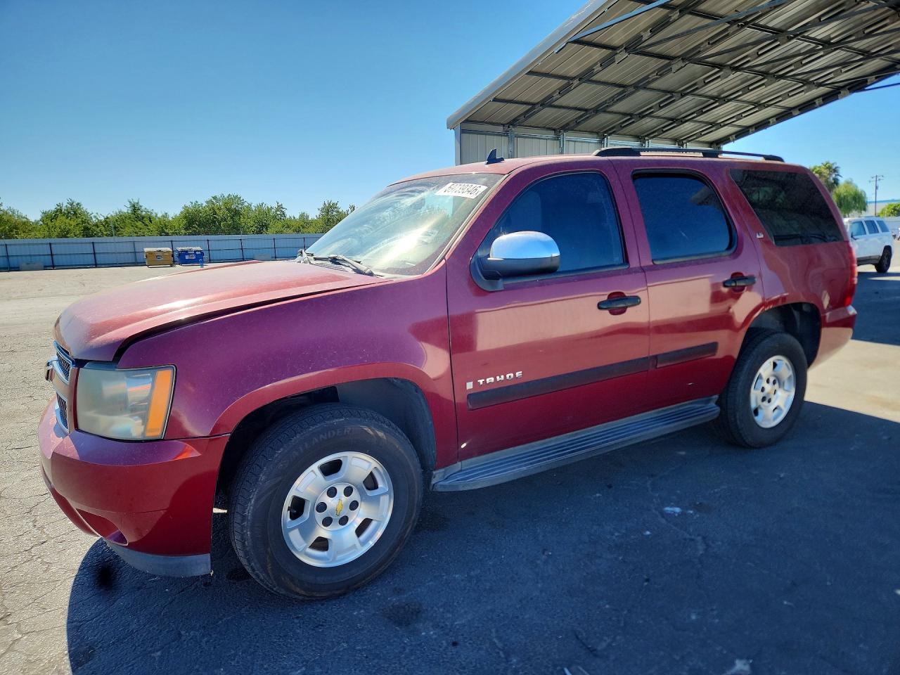 2007 Chevrolet Tahoe C1500 Красный vin: 1GNFC13C67J254546