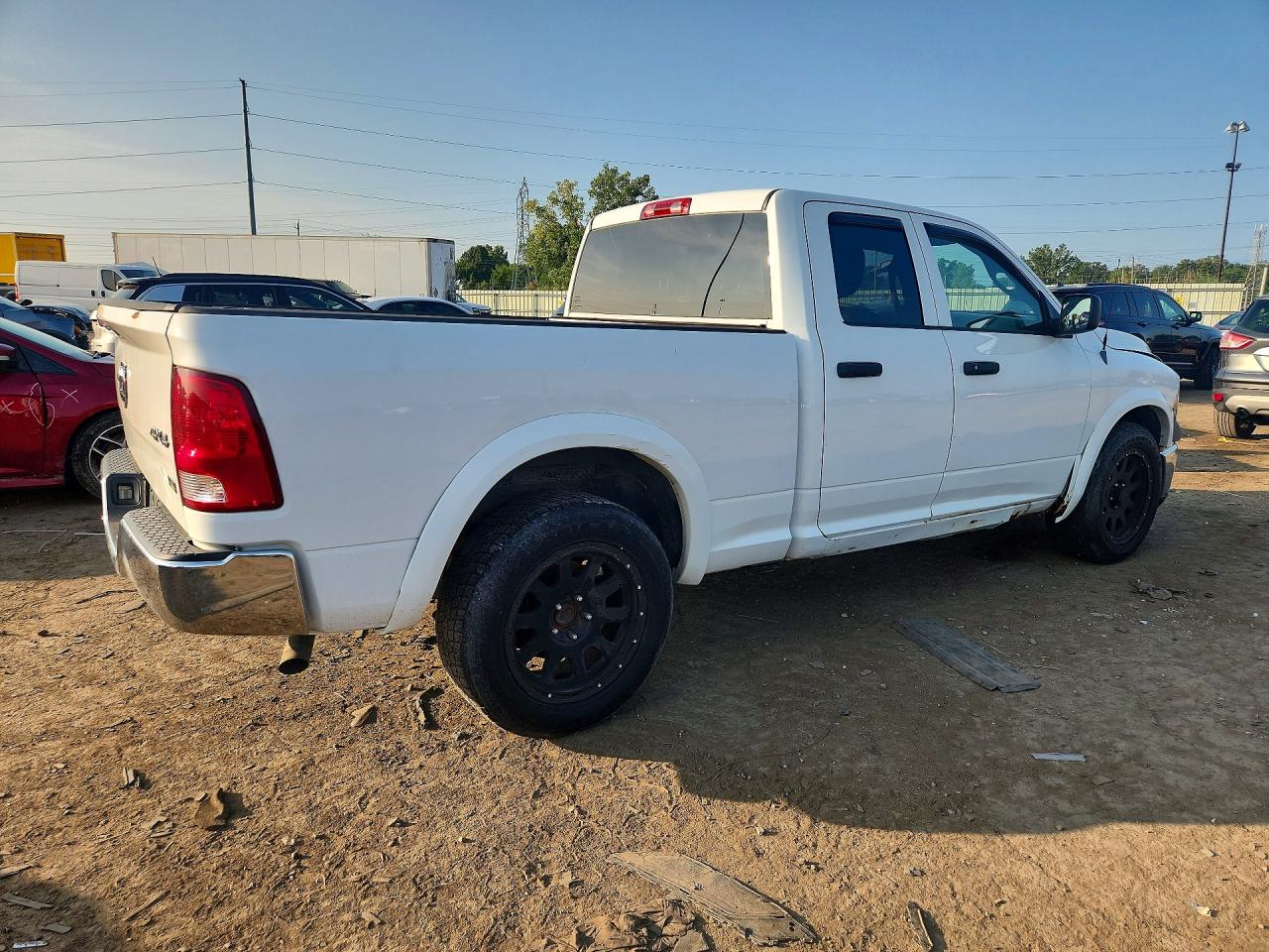 2011 Dodge Ram 1500 White vin: 1D7RV1GP6BS686236