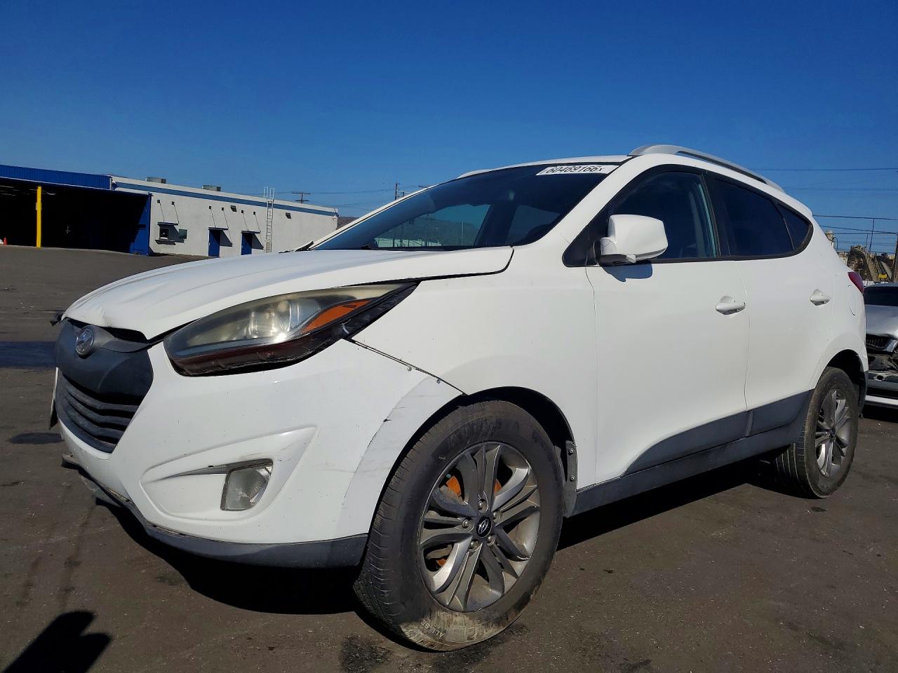 2015 Hyundai Tucson Se White vin: KM8JU3AG7FU092680