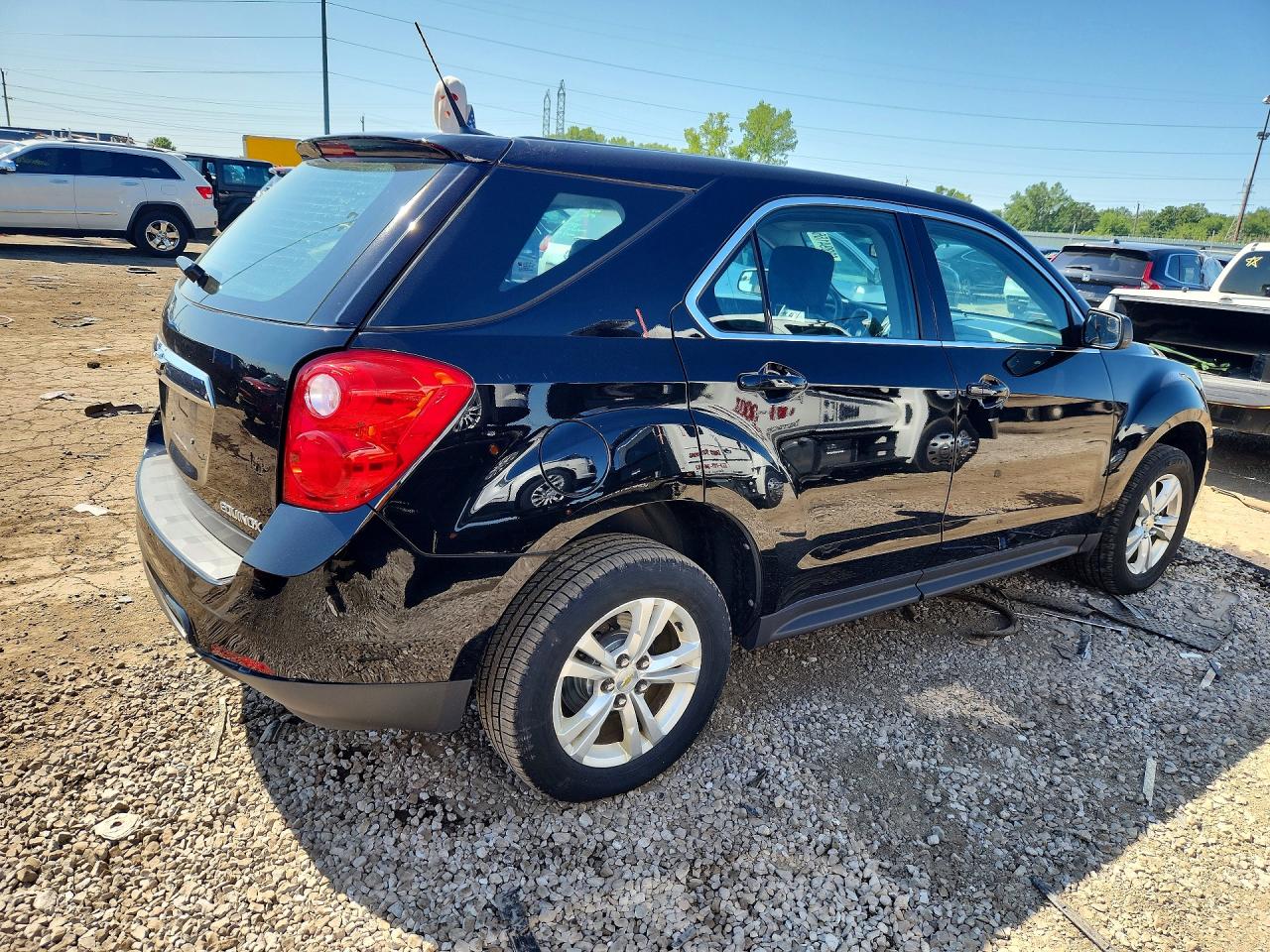 2012 Chevrolet Equinox Ls Black vin: 2GNALBEK4C1107764