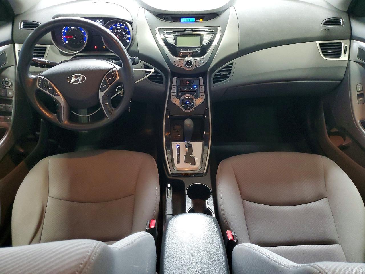 2013 Hyundai Elantra Gls Silver vin: KMHDH4AE4DU490643