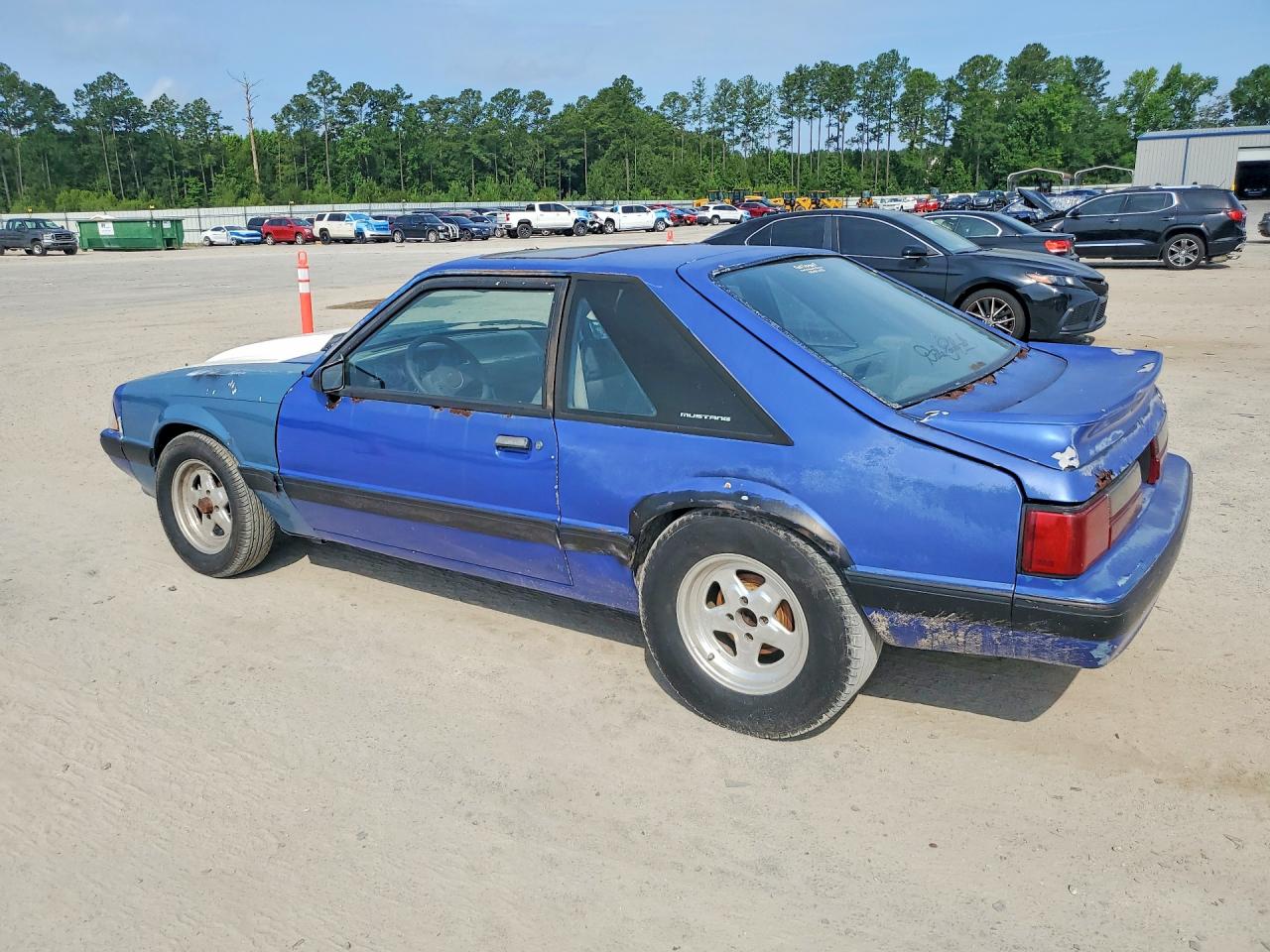 1989 Ford Mustang Lx Blue vin: 1FABP41E9KF187153