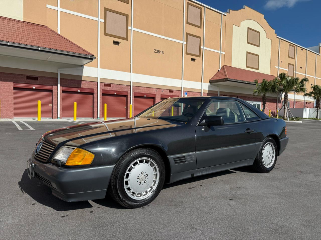 1991 Mercedes-benz 300 Sl Black vin: WDBFA61E6MF018332
