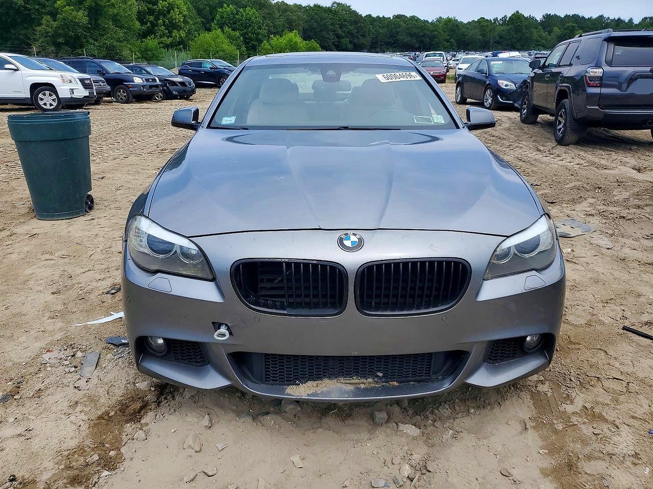 2013 Bmw 550 I Gray vin: WBAFR9C59DDX80569