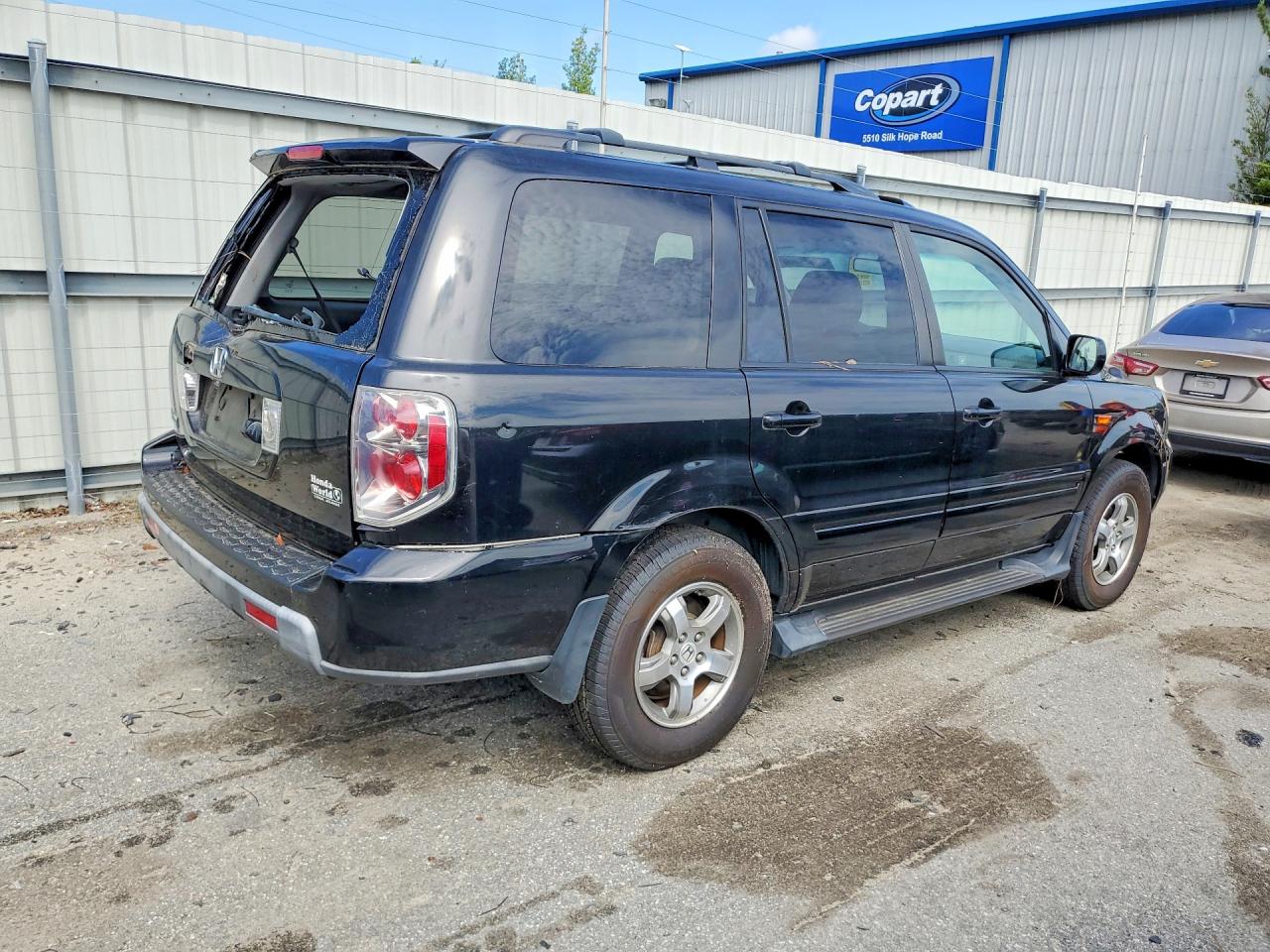 2008 Honda Pilot Exl Black vin: 5FNYF28758B023446