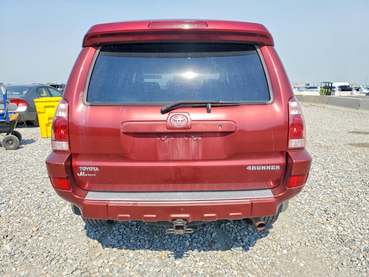 2005 Toyota 4runner Sr5 Red vin: JTEBU14R858041394