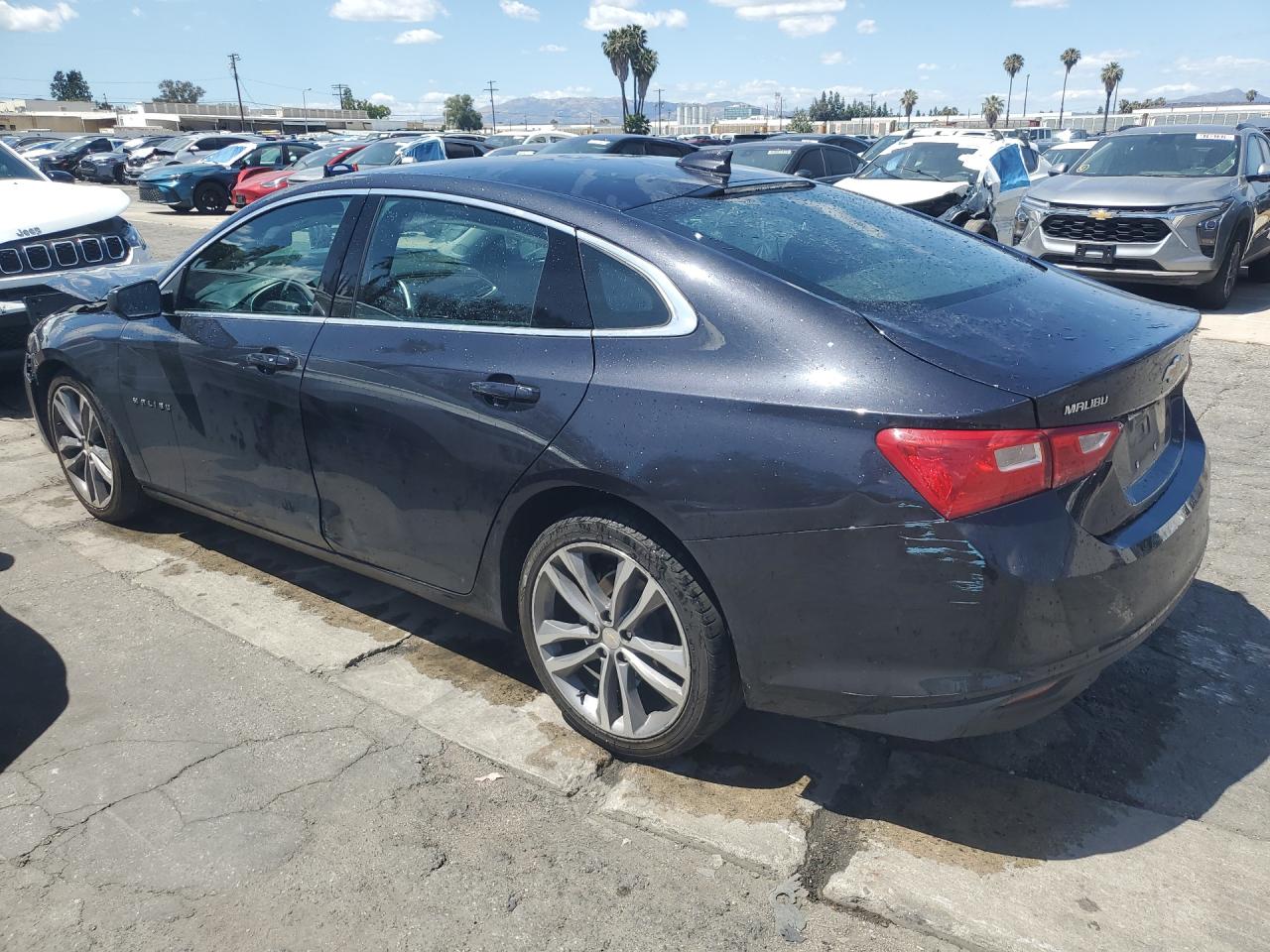2023 Chevrolet Malibu Lt Серый vin: 1G1ZD5ST5PF219813 Damage: Left Rear Door, Dent(S) W/ Paint Dmg, 9 To 10 Inches