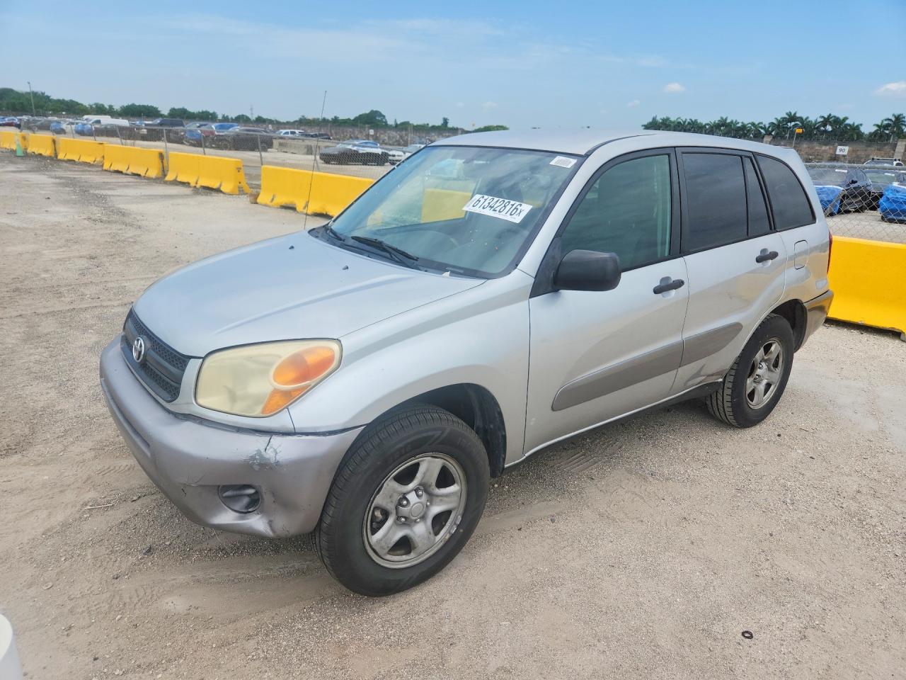 2005 Toyota Rav4 Base Gray vin: JTEGD20V250056695