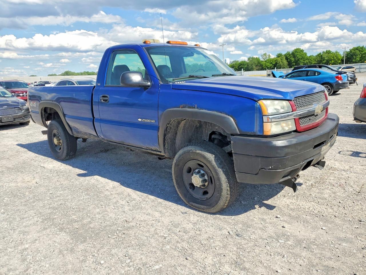 2004 Chevrolet Silverado K2500 Heavy Duty Синий vin: 1GCHK24U04E130214