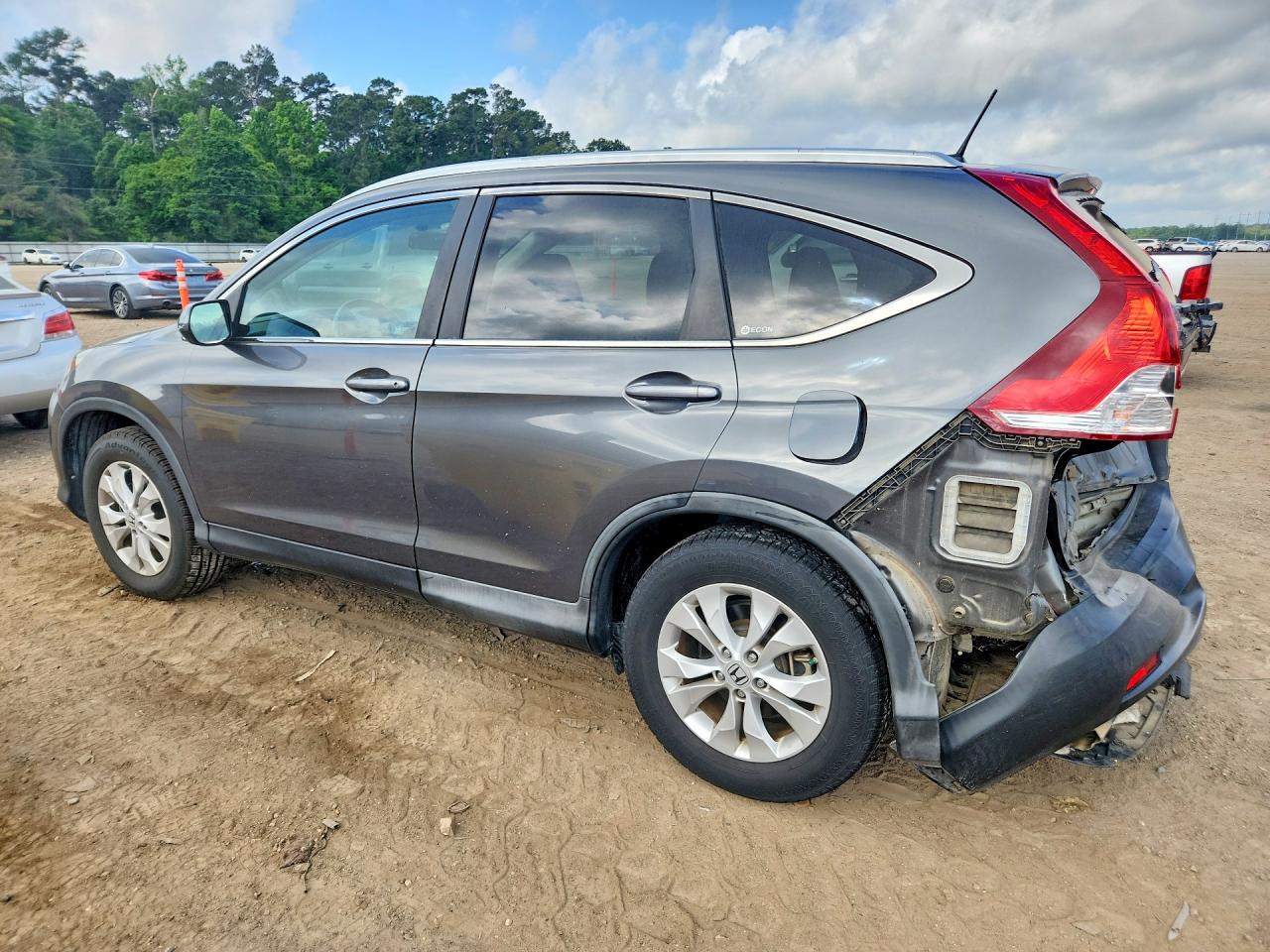 2012 Honda Cr-v Exl Black vin: 2HKRM3H71CH513313