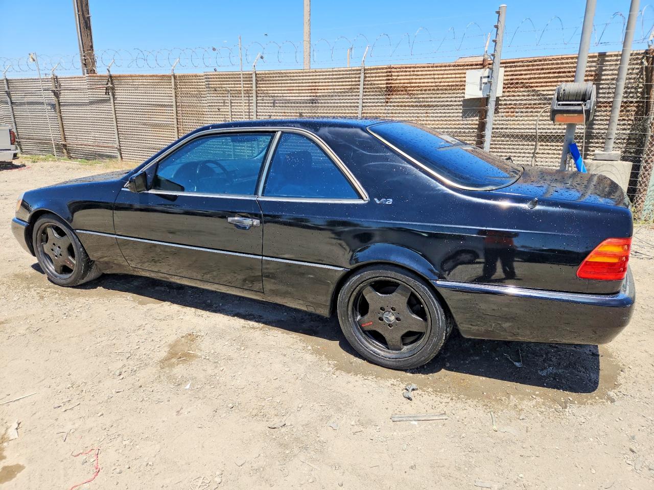 1997 Mercedes-benz S 600 Black vin: WDBGA76G9VA354673