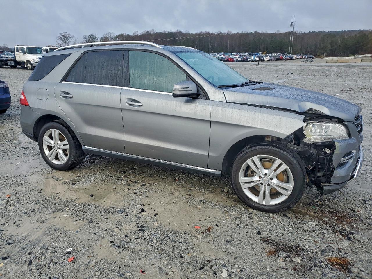 2015 Mercedes-benz Ml 350 4matic Silver vin: 4JGDA5HB3FA618509