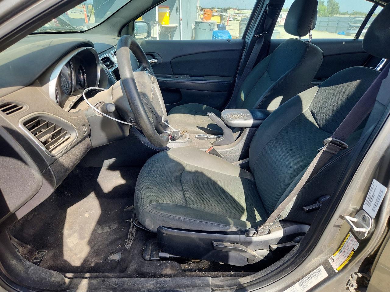 2012 Chrysler 200 Lx Gray vin: 1C3CCBAB1CN145110