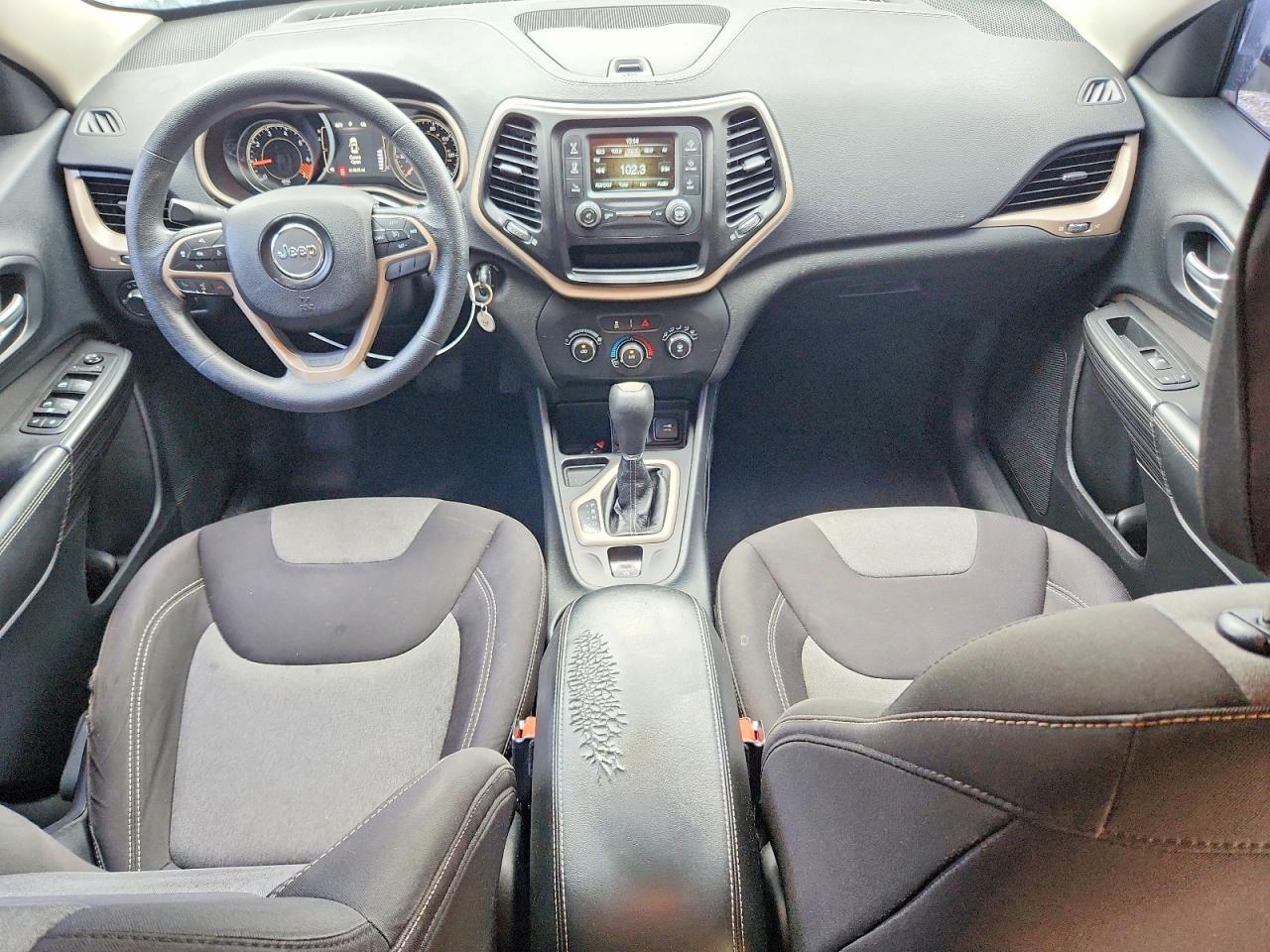 2014 Jeep Cherokee Sport White vin: 1C4PJLAB6EW318917