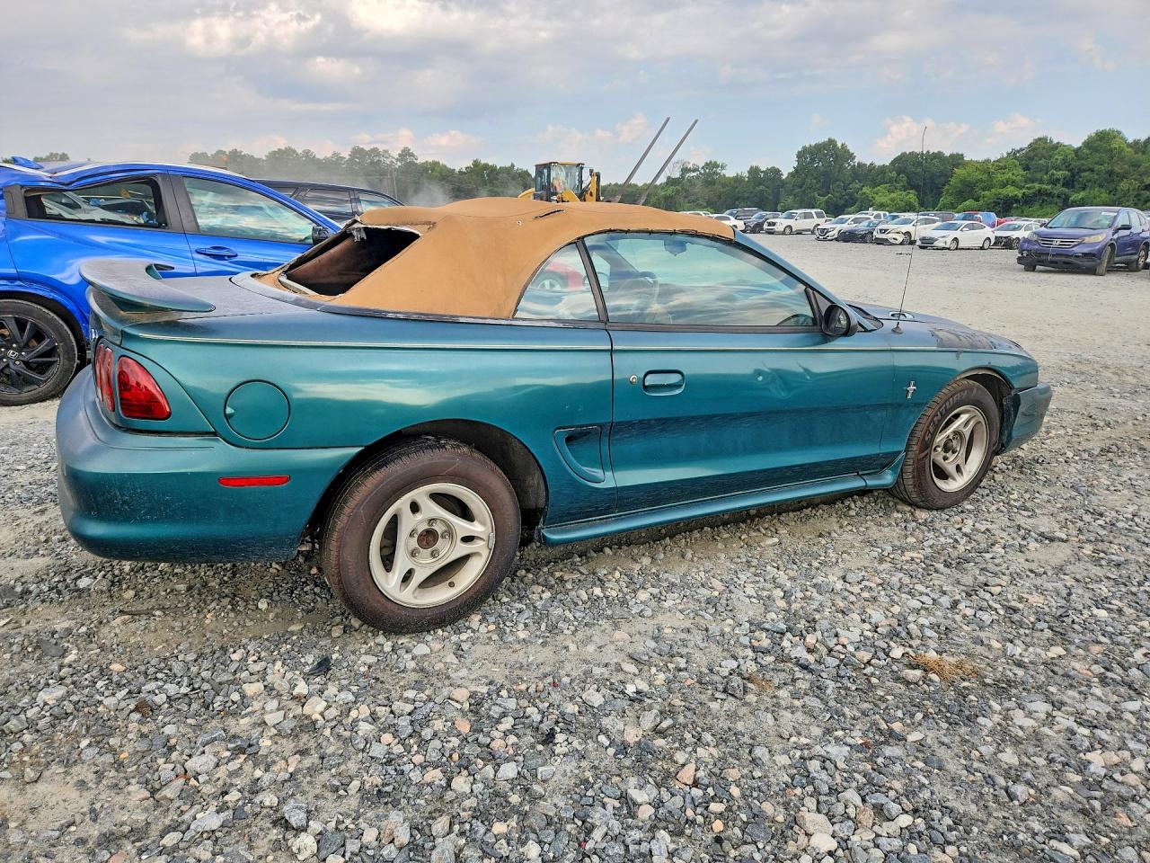 1996 Ford Mustang Green vin: 1FALP4447TF163409