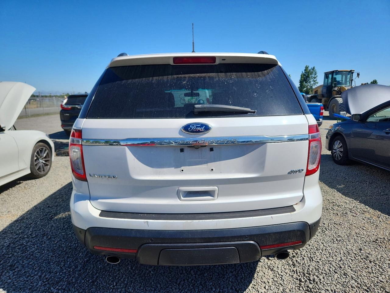 2012 Ford Explorer Limited White vin: 1FMHK8F88CGA02711