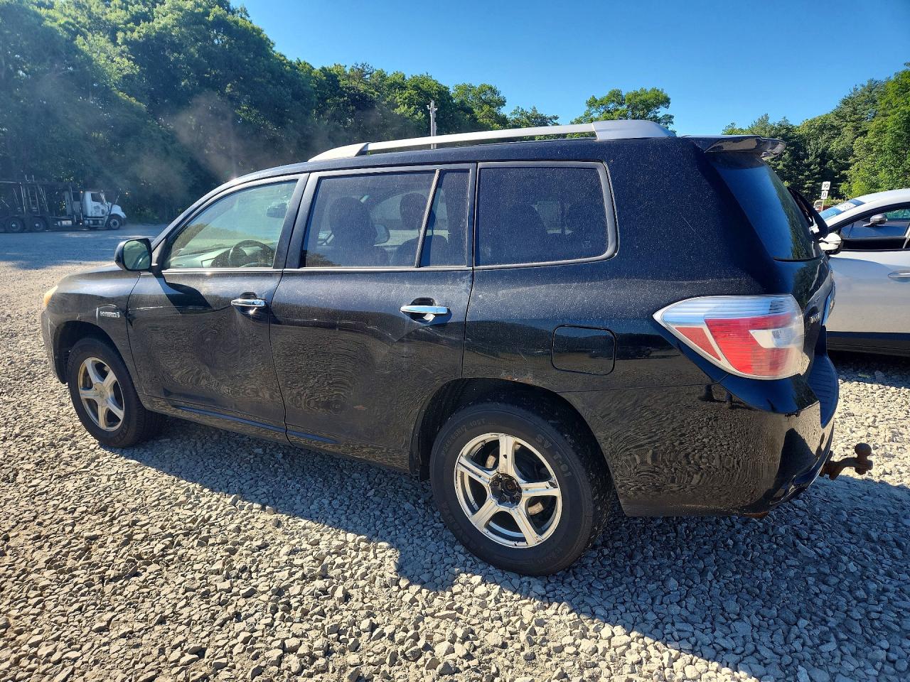 2009 Toyota Highlander Hybrid Limited Black vin: JTEEW44A192035898