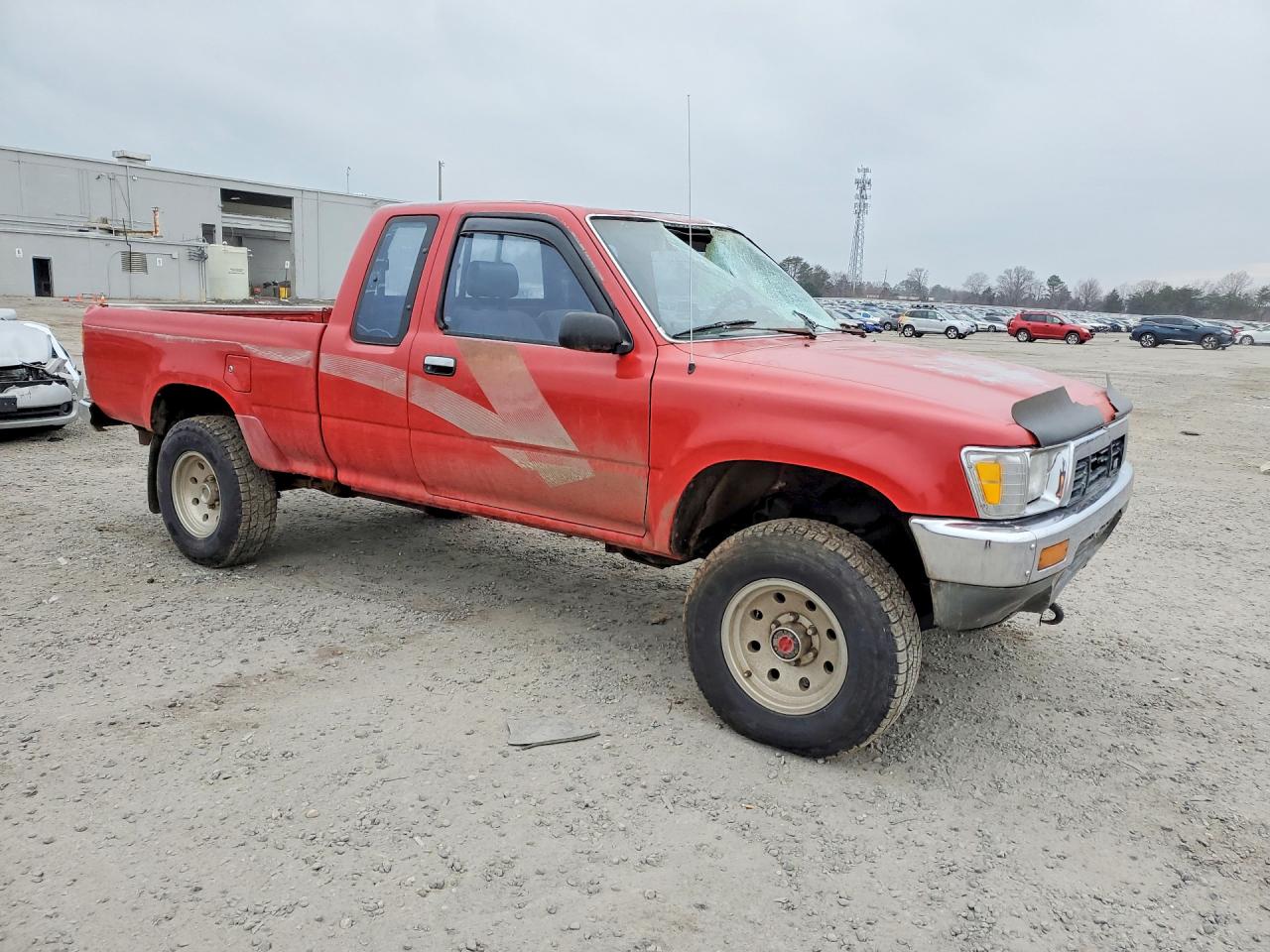 1989 Toyota Pickup Deluxe V6 Red vin: JT4VN13D6K5008928