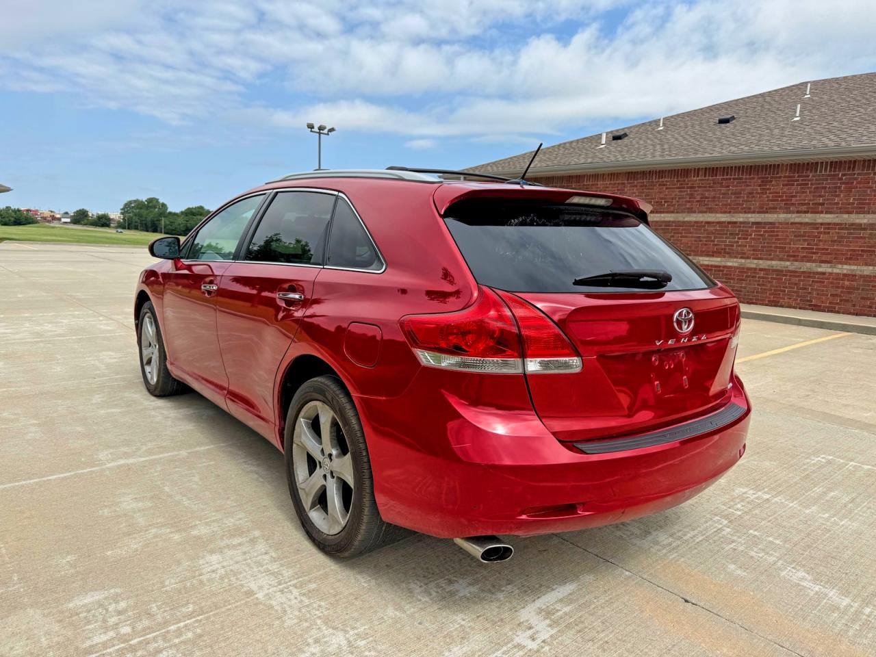 2009 Toyota Venza Awd V6 Красный vin: 4T3BK11A09U001089