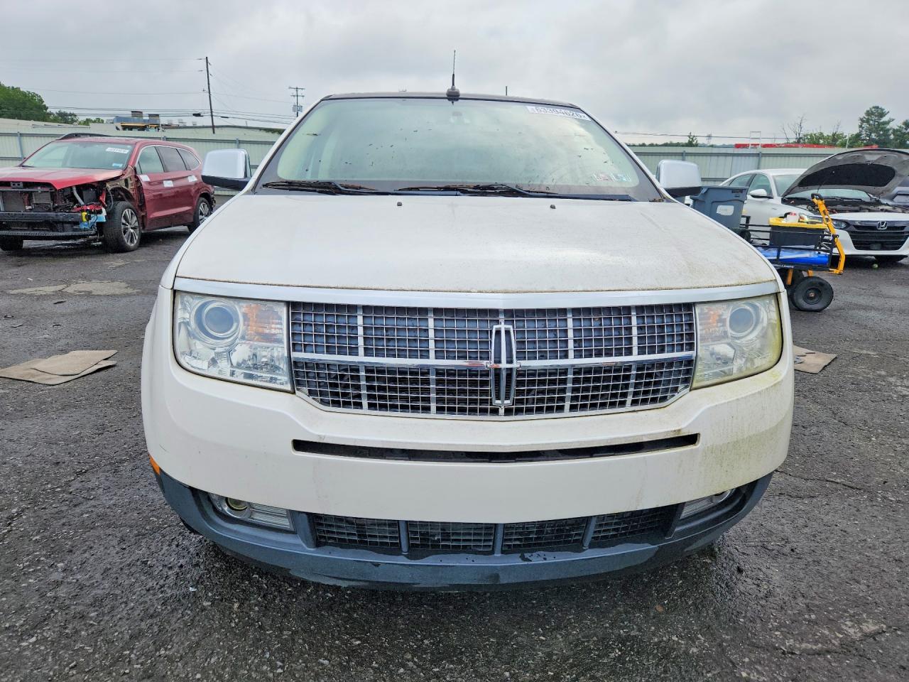 2010 Lincoln Mkx White vin: 2LMDJ8JC5ABJ23413