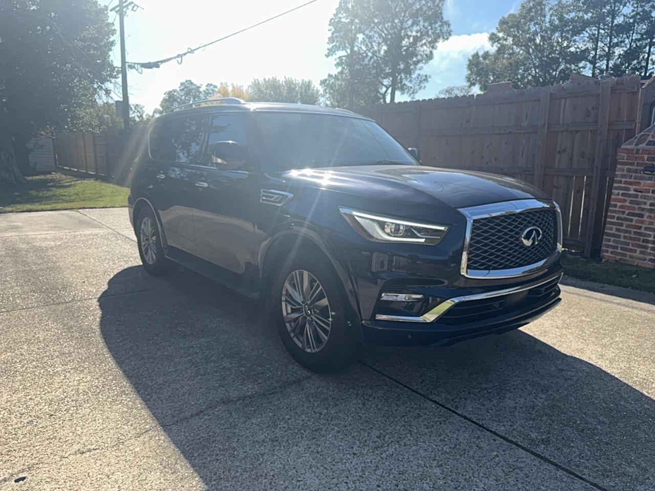 2021 Infiniti Qx80 Luxe Blue vin: JN8AZ2AFXM9718038
