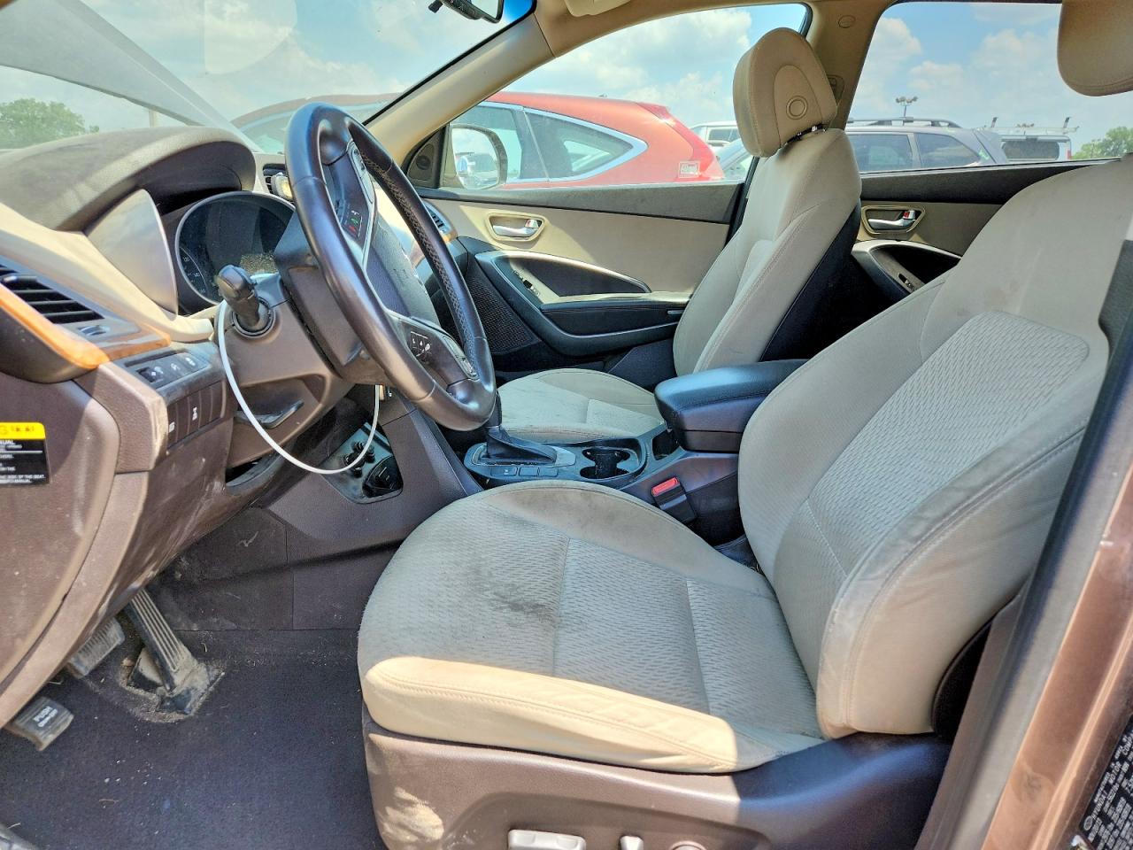 2014 Hyundai Santa Fe Gls Brown vin: KM8SMDHF9EU043986
