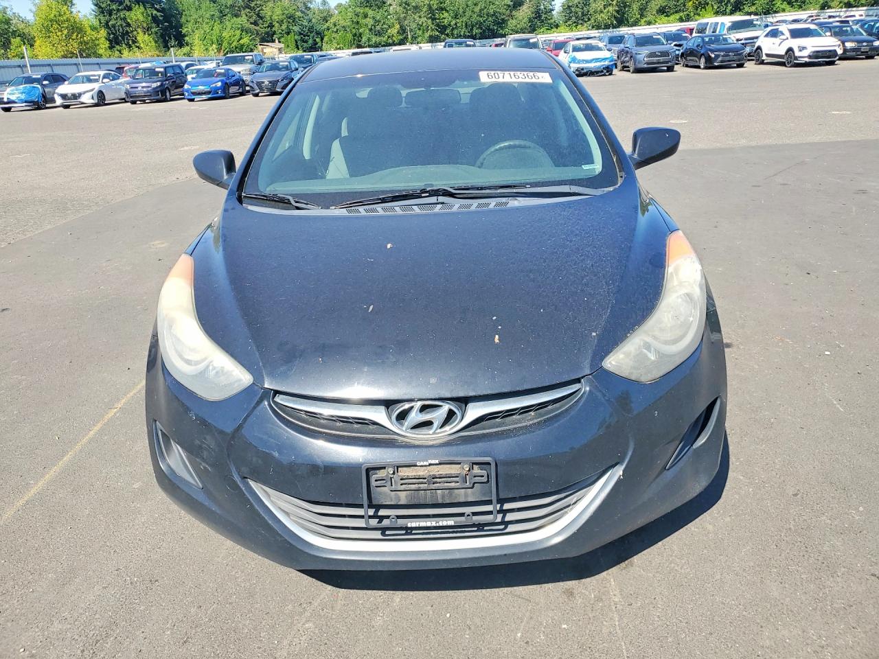 2013 Hyundai Elantra Gls Черный vin: 5NPDH4AE0DH349650