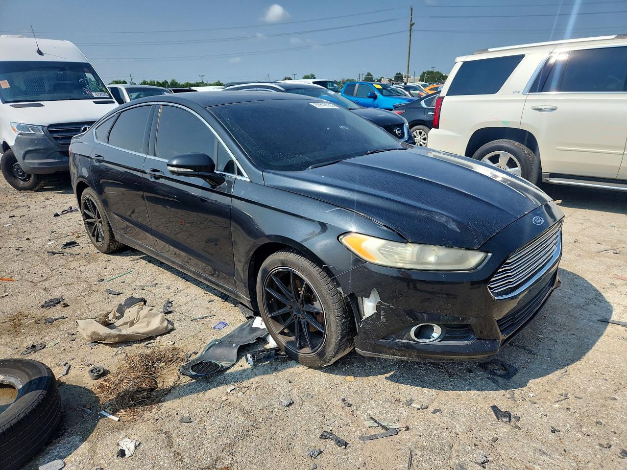 2014 Ford Fusion Se Black vin: 1FA6P0HD6E5379194