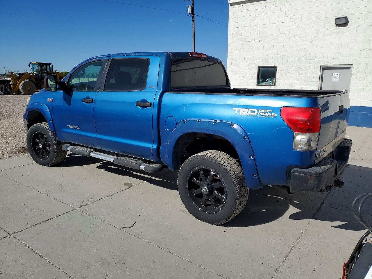 2007 Toyota Tundra Crewmax Sr5 Blue vin: 5TBDV54117S457127