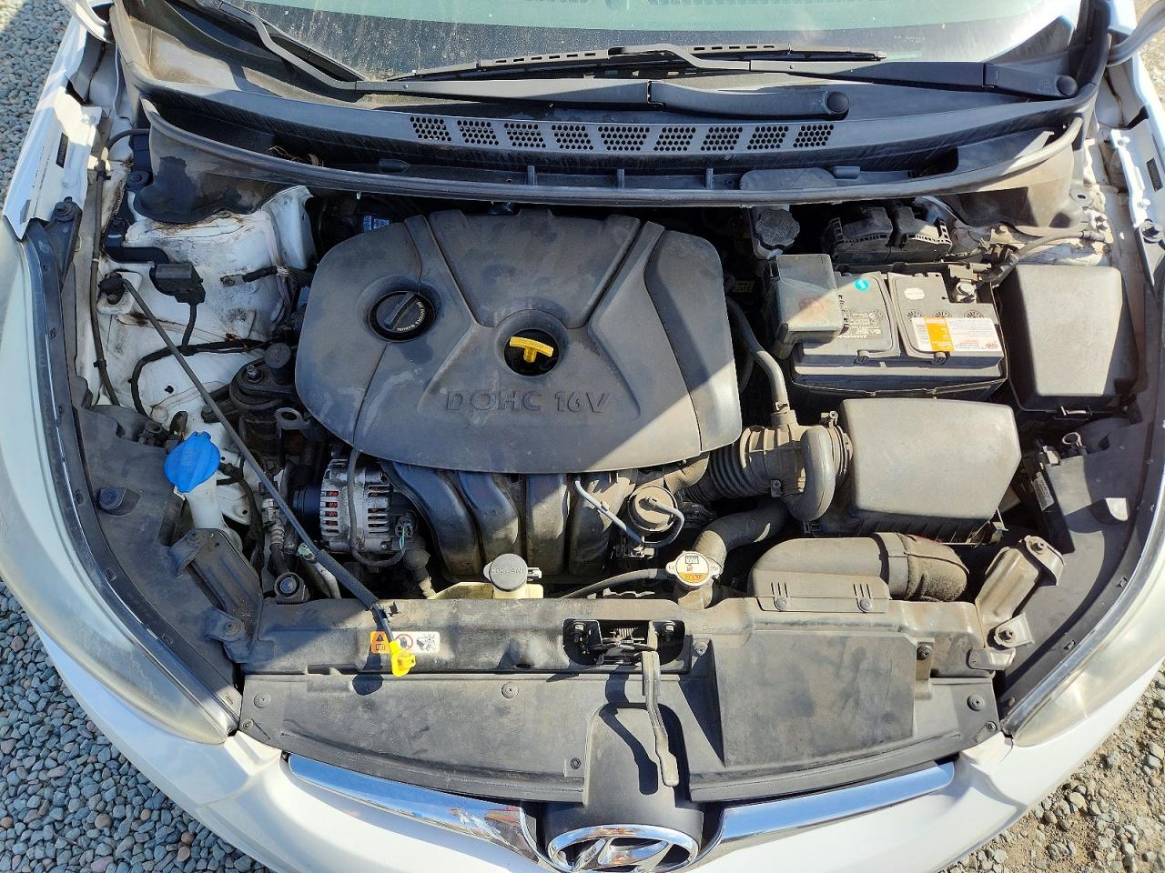 2015 Hyundai Elantra Se Белый vin: 5NPDH4AE5FH573404